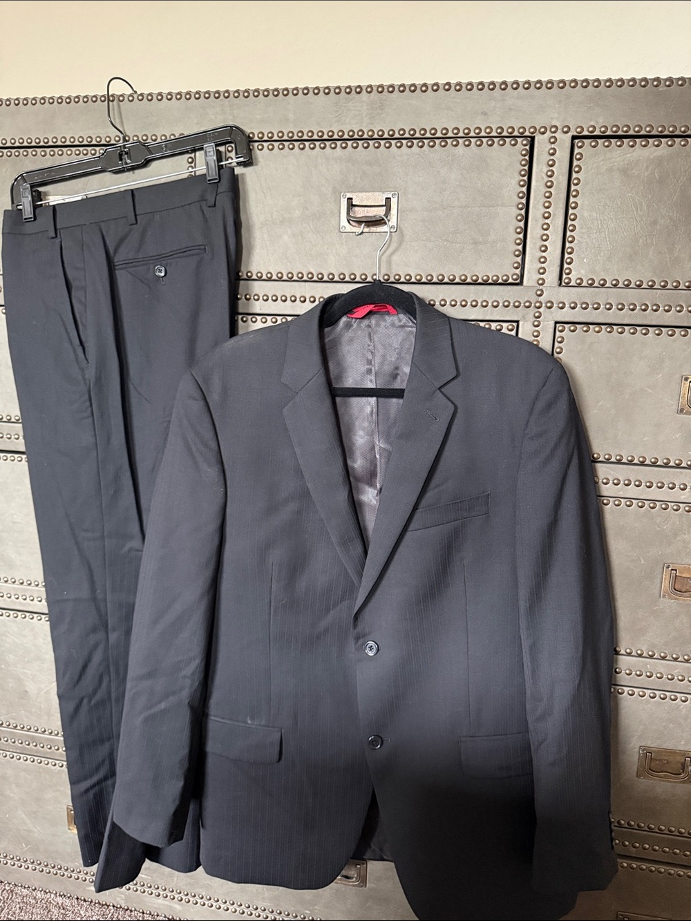 Alfani Men's Charcoal Gray Two-Piece Suit